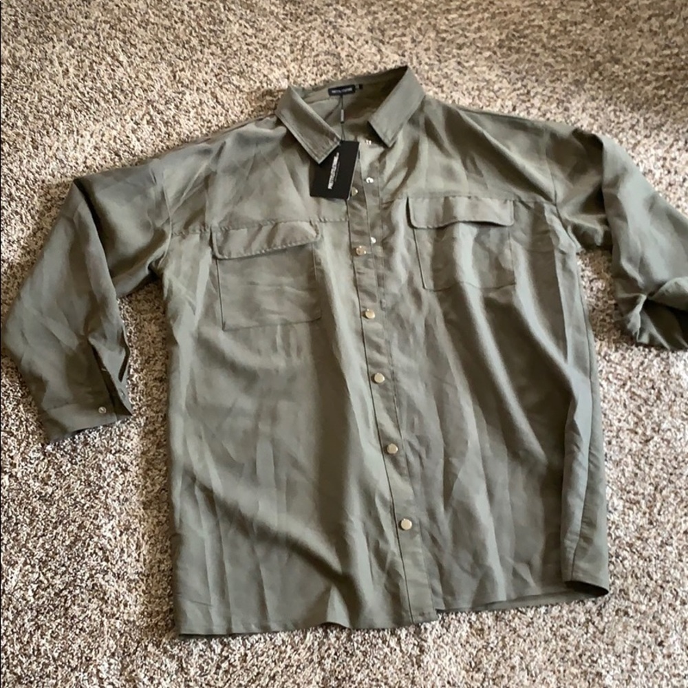 Pretty Little Thing Oversized Shirt Dress